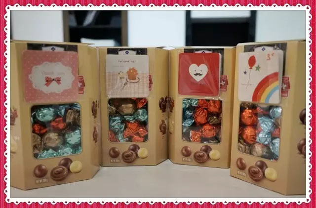 母親節愛心禮物-濃情巧克力(還有附上手寫祝福語的小賀卡)